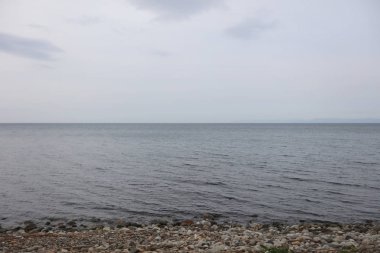 Ishikari Bay, Japonya tren manzaraya