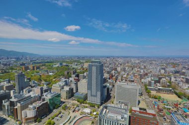 Sapporo kapalı gözlem güverte görünümünü 