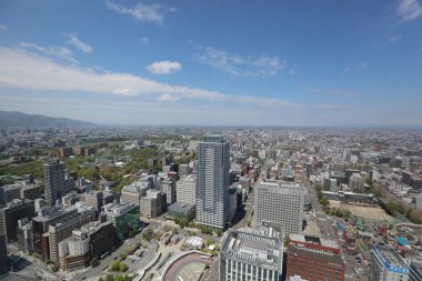 Sapporo kapalı gözlem güverte görünümünü 