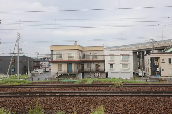 Tren görünümünü Otaru Sapporo, Hokkaido, Japonya.