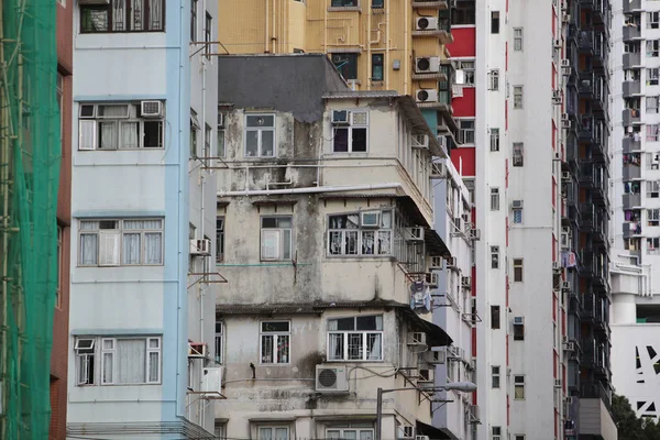 Residential  building at Kennedy Town hk 2017 — Stock Photo, Image