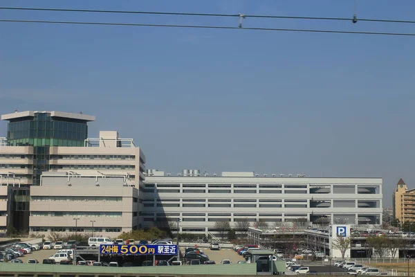 Osaka vista da cidade por trem — Fotografia de Stock