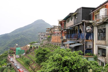 Gün sahne kasaba sahne Jiufen, Tayvan.