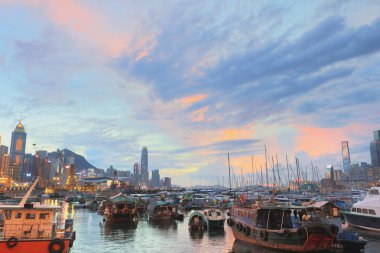  alacakaranlık saat vasıl Causeway Bay tayfun sığınak