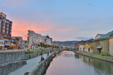 Otaru Hokkaido, Japonya'nın tarihi Otaru kanallar