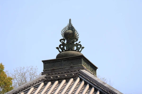 Japonský styl střecha — Stock fotografie