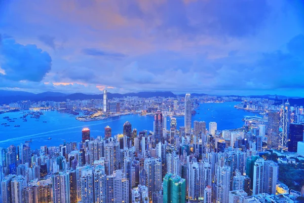 Hong Kong victoria Limanı geceleri