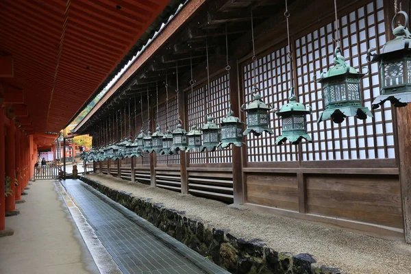 kasuga taisha içinde nara bronz fenerler