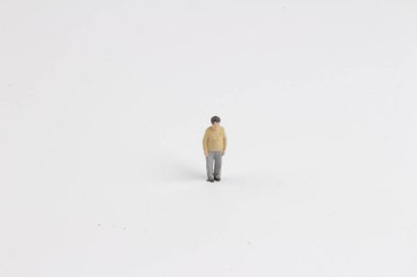 eğlenceli mini insanlara beyaz tahta