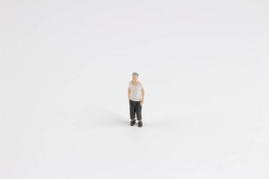 eğlenceli mini insanlara beyaz tahta