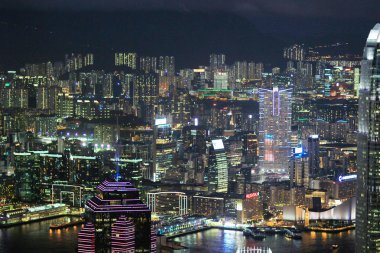 Hong Kong manzarası, victoria peak 2017