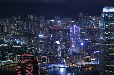 Hong Kong manzarası, victoria peak 2017