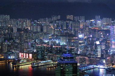 Hong Kong manzarası, victoria peak 2017