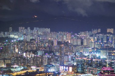 Hong Kong manzarası, victoria peak 2017