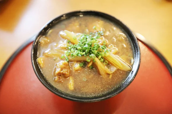Cocina japonesa, Fideos Udon con verduras —  Fotos de Stock