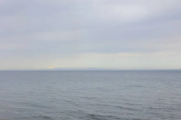 Zugblick von Otaru nach Sapporo, Hokkaido, Japan. — Stockfoto