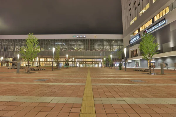 HOKKAIDO, JAPÃO da estação de Asahikawa à noite — Fotografia de Stock