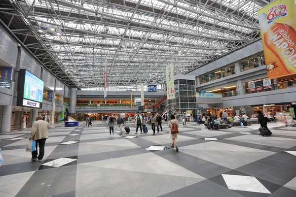 Vista interior del aeropuerto de New Chitose, 2017 — Foto de Stock