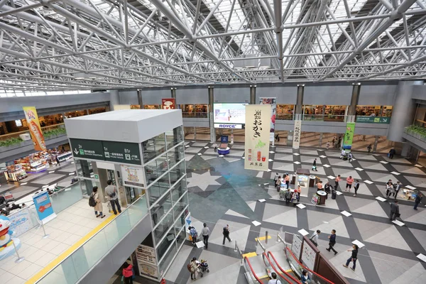 Внутрішній вигляд New Chitose Аеропорт, 2017 — стокове фото