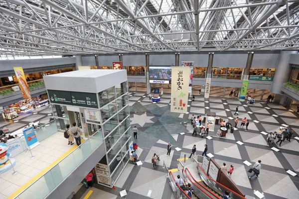 Vista interior del aeropuerto de New Chitose, 2017 — Foto de Stock