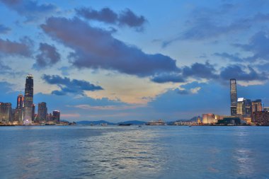  Hong Kong şehir manzaralı ve victoria Limanı ' 2017