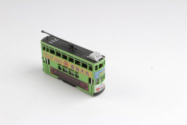 hong kong Çift Kişilik tramvay sergilenen bu oyuncaklar