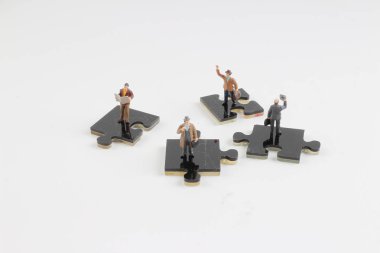 insanlar jigsaw puzzle parçaları kadar holding işbirliği