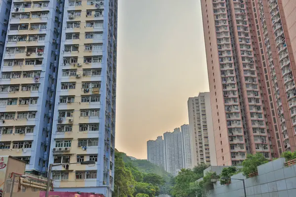 Allmännyttan i Chai Wan Hong Kong — Stockfoto