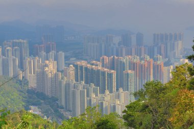 Görünüm Tseung Kwan O ustura Hill