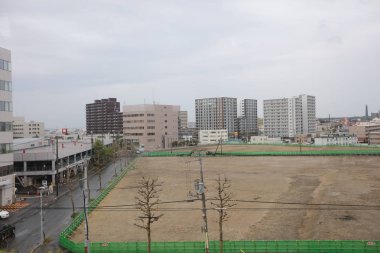 Tren görünümünü Otaru Sapporo, Hokkaido, Japonya.