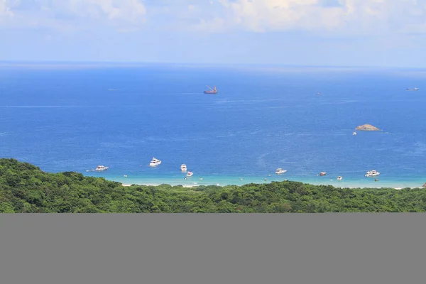 Ζαμπόν κονσέρβα, φύση viw στο sai kung Country Park — Φωτογραφία Αρχείου