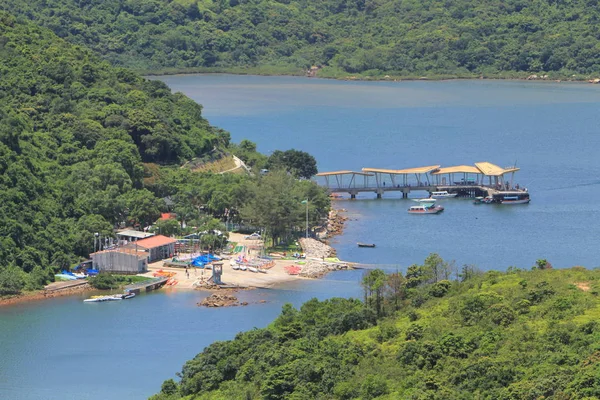 Viw příroda Wong Shek v sai kung Country Park — Stock fotografie