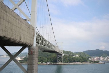 Kanmonkyo köprüde Japonya 