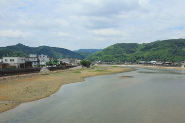  Nishiki nehir Iwakuni, Japonya