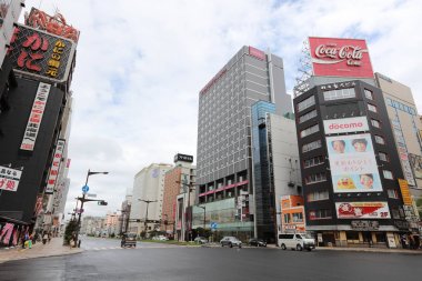 Sapporo Susukino alan geçiş, öğleden sonra