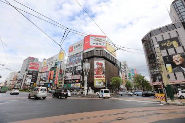 Sapporo Susukino alan geçiş, öğleden sonra