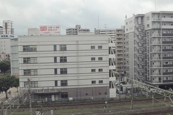 Weergave van Kokura op trein — Stockfoto