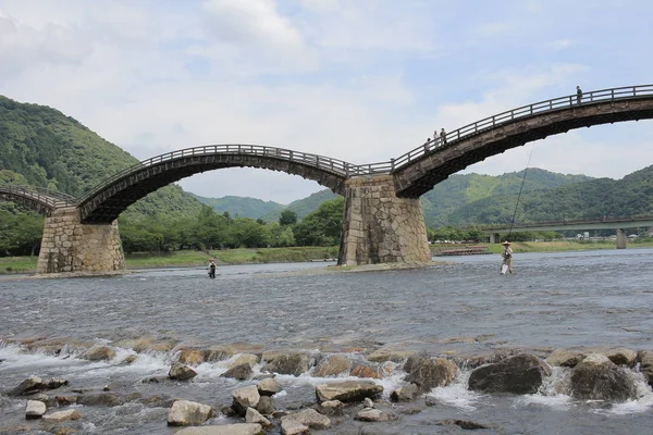 Kintai 桥，最古老的日本 — 图库照片