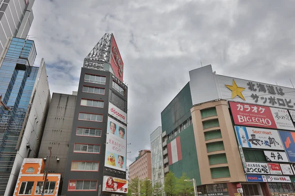 Sapporo Susukino alan geçiş, öğleden sonra