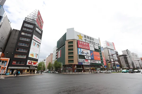 Sapporo Susukino alan geçiş, öğleden sonra