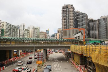 Hk yüksek hızlı tren inşaat sitesinde