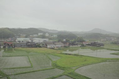 Tren Yamaguchi, çiftlik görünümünden 
