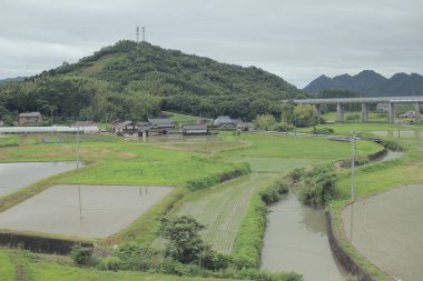 Tren Yamaguchi, çiftlik görünümünden 