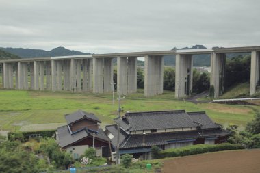 Yamaguchi tren tren manzaraya  