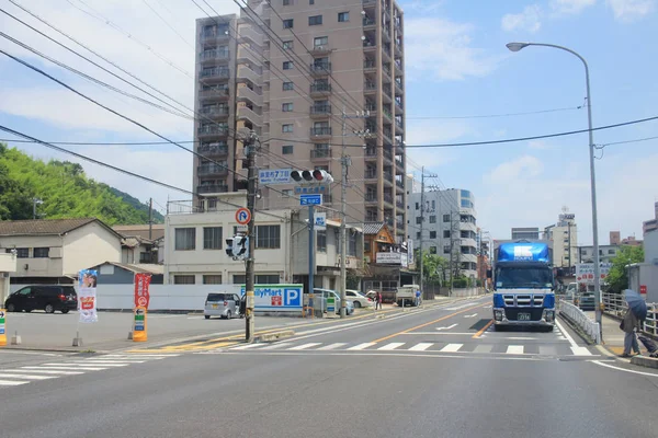 Stadsutsikt Iwakuni, Japan — Stockfoto