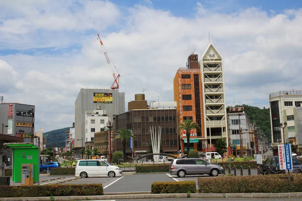 Şehir Manzaralı Iwakuni, Japonya — Stok fotoğraf