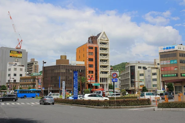 Město pohled Iwakuni, Japonsko — Stock fotografie