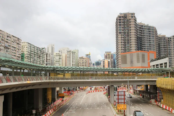 Lugar de construcción de High Speed Rail en hk — Foto de Stock