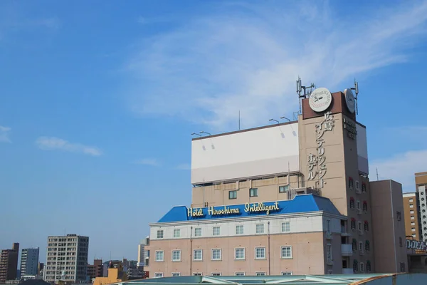 電車で広島市のビュー — ストック写真