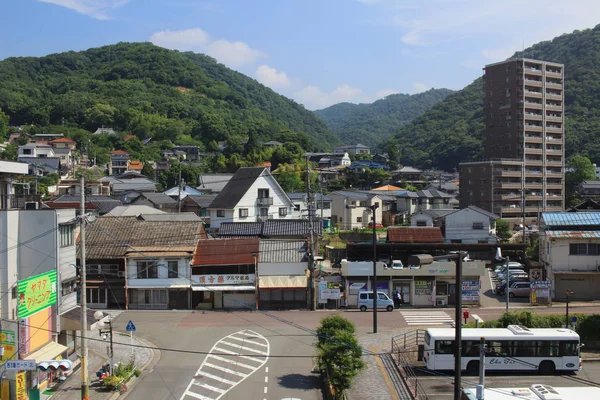 Vista del paisaje urbano con Mihara —  Fotos de Stock